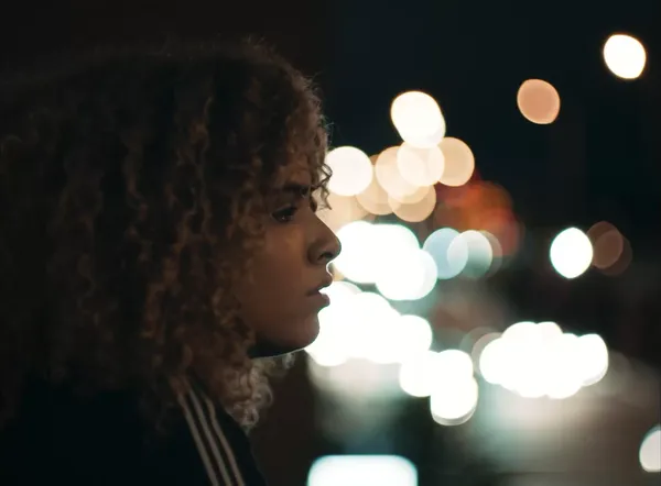 Chaïmaa Zineddine as Fatima in Gamma Rays. Henry Bernadet: 'She really wanted to be in the project. And she had something in her that was very inspiring'