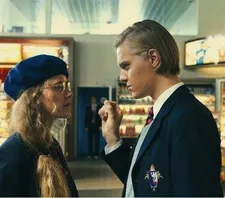 Carla Juri as Natalie Jakub Gierszal as Maximilian: "They had to learn their lines like you would learn Shakespeare."