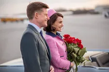 Caspar Phillipson as JFK with Natalie Portman as Jackie Kennedy in Pablo Larraín's Jackie
