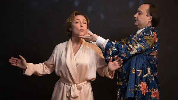 Catherine Frot and Michel Fau