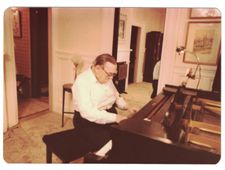 Charlie Davis at the piano