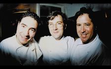 Chefs Emeril Lagasse, Charlie Trotter and Norman Van Aken