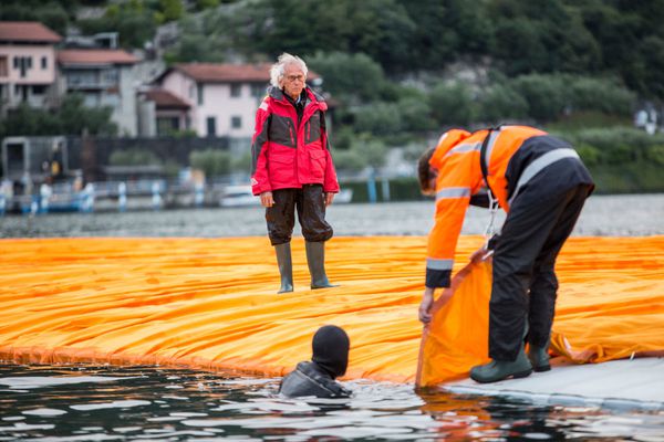 Andrey Paounov on Christo in Walking On Water: "You have the human humour moments and then you have the intensity of the other elements - this to me builds a fascinating film. It's very much based on subtext."
