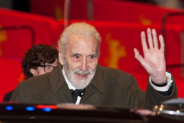 Sir Christopher Lee, at the opening of the 62nd Berlin International Film Festival