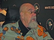 Artist Chuck Close on the White Gold red carpet