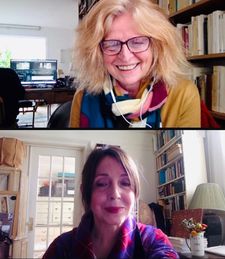 Claire Simon with Anne-Katrin Titze on Marguerite Duras and Yann Andréa: “When she died he wrote a book which was adapted for the movies by Josée Dayan [Cet amour-là].”