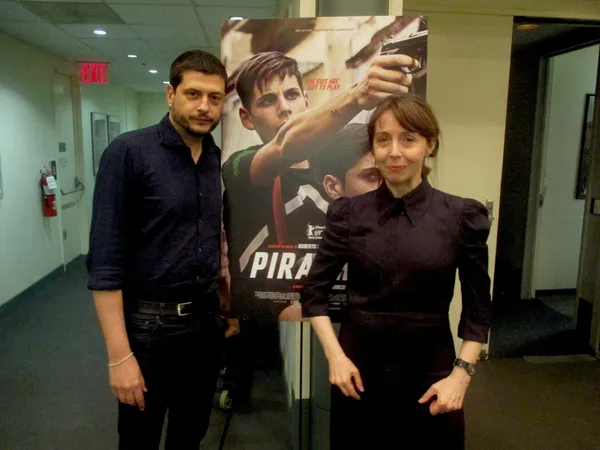 Claudio Giovannesi with Anne-Katrin Titze on Francesco Di Napoli's Nicola in Piranhas (La Paranza Dei Bambini): "After this movie I met Giorgio Armani because Giorgio Armani watched the movie and fell in love with the main character."