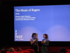 Clémence Polès and Mimi Packer introducing The Music of Regret