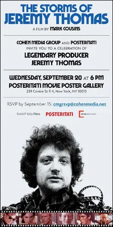 Cohen Media Group and Posteritati invitation for the Jeremy Thomas reception