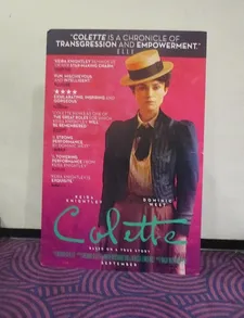 Colette US poster at the Angelika Film Center in New York