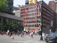 Cooper Square street sign at Astor Place