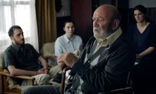 Fahrije’s (Yllka Gashi) father-in-law Haxhi (Çun Lajçi)