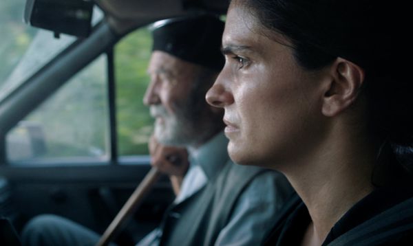 Fahrije (Yllka Gashi) with her father-in-law Haxhi (Çun Lajçi) in Blerta Bashollli’s superb Hive, this year’s Oscar entry from Kosovo
