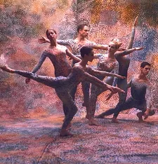 Merce Cunningham, Carolyn Brown, Viola Farber, Cynthia Stone, Marilyn Wood, and Remy Charlip in Summerspace