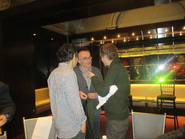 Danny Boyle with Géza Röhrig and László Nemes