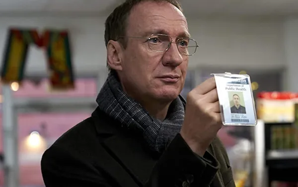 David Thewlis as health inspector Jim Davis in Atom Egoyan’s absorbing Guest Of Honour