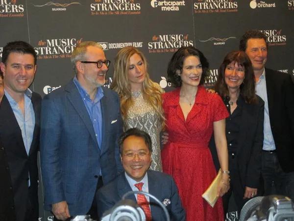Paul Davidson, Morgan Neville, Caitrin Rogers, Cristina Pato, Dianne Weyermann, Dennis Kooker and Yo-Yo Ma