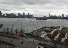 David Hammons’ Day's End in homage to Gordon Matta-Clark on permanent view in the Hudson River