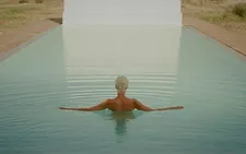 Dimitri de Clercq on the influence of Leni Riefenstahl’s Olympia: “Maybe she was. Especially those moments by the pool. There’s a shot with Delfine diving into the pool.”