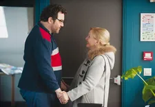 François Debord (Denis Ménochet) with his mother Odile (Hélène Vincent)