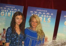 Designer Nanette Lepore with daughter Violet on the Very Good Girls red carpet.