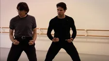 Edward Villella coaching Carlos Guerra In Balanchine's Classroom