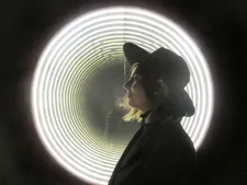 Eliza McNitt with Anne-Katrin Titze: "I've always grown up with the voices of incredible pioneers like Carl Sagan and Stephen Hawking who taught me about science."