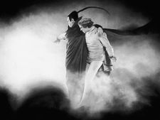 Mephisto (Emil Jannings) with Faust (Gösta Ekman) in FW Murnau’s Faust (1926)