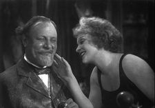 Professor (Un-)Rath (Emil Jannings) with Lola Lola (Marlene Dietrich) in Josef von Sternberg’s The Blue Angel
