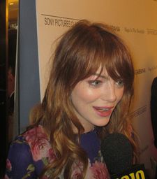 Emma Stone at the Magic In The Moonlight world premiere in Dolce & Gabbana