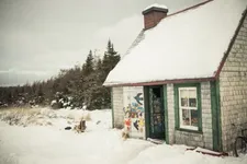 Everett and Maud Lewis home: "Somehow in that little 12' x 12' house time did stand still. Years passed, their life was the same."