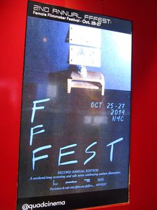 FFFEST poster at the Quad Cinema in New York