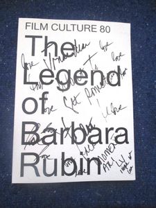 Film Culture 80 - The Legend Of Barbara Rubin - Editor-in-Chief Jonas Mekas