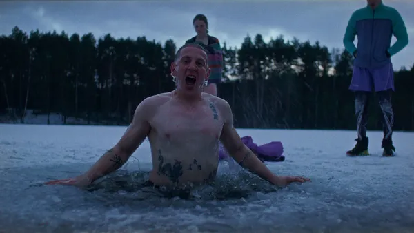 Jurgis Matulevicius on shooting the ice hole scene 'The thing was, it was not one take, it was three takes'