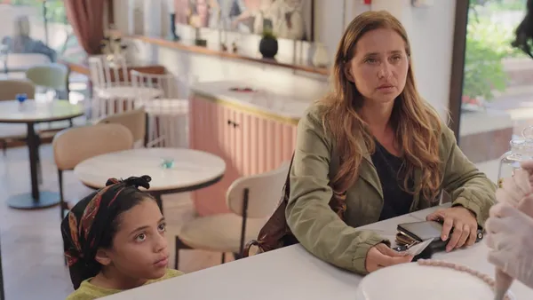 Toha with Nelly's mother Laila (Nelly Karim). Sarah Goher: 'I don’t just want to make a film that is artistic, but I also want to make a film that is powerful and effective in addressing a concern in our society'