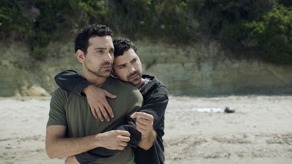 Agim and Gezim (Rafael and Edgar Morais) in A Cup Of Coffee And New Shoes On.  Gentian Koçi: 'I decided to challenge myself. I told my actors, my DOP and all my crew that we are naked, in a way, in front of the camera, I'm not going to cover you, I'm not going to cover myself either'