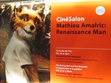 Mathieu Amalric: Renaissance Man poster featuring Fantastic Mr. Fox and Julian Schnabel's The Diving Bell And The Butterfly