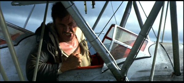 Ford flying a plane in Raiders Of The Lost Ark