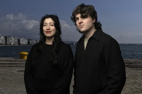 Gabriela Osio Vanden and Jack Weisman in Thessaloniki. Weisman: 'Since we were 23 we’ve been in a relationship and working on this thing together'