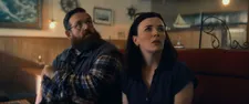 Dining out: Nick Frost and Aisling Bea in Get Away
