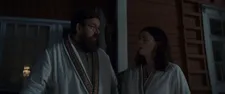 Nick Frost and Aisling Bea investigating things that go bump in the night in Get Away