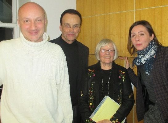 Oliver Mahrdt, Andrew Nagorski, Ingrid Scheib-Rothbart, with moderator Anne-Katrin Titze on Generation War