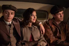 Martin (Gerran Howell) with Helen (Marina Hambro) and Dovidl (Jonah Hauer-King)