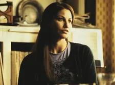 Gina Gershon as Hannah, mother of Sonia (Sophie Auster) in Lulu On The Bridge