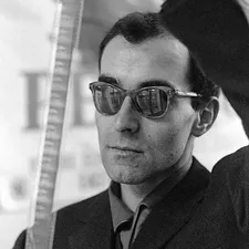 A youthful Jean-Luc Godard