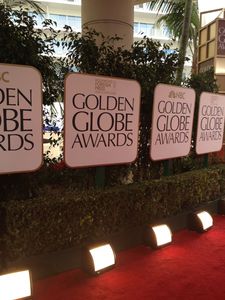 The Golden Globes red carpet