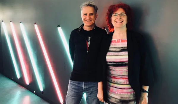 Two for the road: producer Grant Keir of Faction North and Virginia Heath looking forward to world première of Lift Share at EIFF