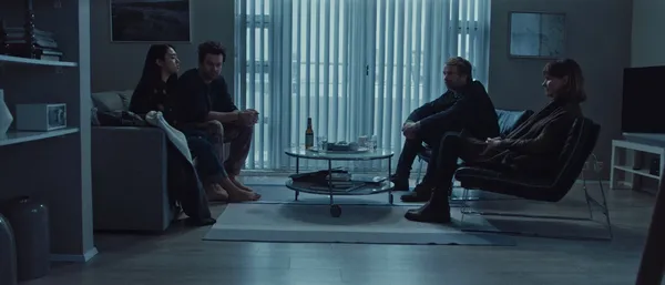 Donna Cruz, Björn Hlynur Haraldsson, Þorsteinn Bachmann and Katla M Þorgeirsdóttir in Agnes Joy