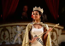 Gugu Mbatha-Raw as Miss Grenada, Jennifer Hosten - 1970 Miss World