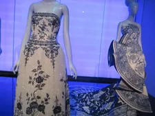 Guo Pei evening gown - China: Through the Looking Glass Costume Institute exhibition at The Metropolitan Museum of Art